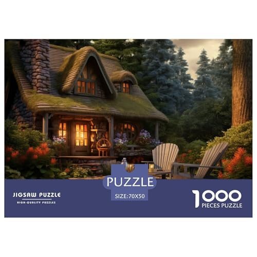 1000 Teile Gemütliches Cottage Geschicklichkeitsspiel Puzzles Für Erwachsen Herausforderung Spielzeug Premium Quality Stress Abbauen Für Erwachsene Und Kinder Ab 14 Jahren 70x50cm/1000pcs 1000 Teile Gemütliches Cottage Geschicklichkeitsspiel Puzzles Für Erwachsen Herausforderung Spielzeug Premium Quality Stress Abbauen Für Erwachsene Und Kinder Ab 14 Jahren 70x50cm/1000pcs von UJSDVNNJJ