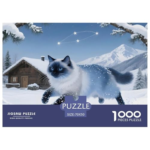 1000 Teile Haustier Katze Geschicklichkeitsspiel Muppet Puzzles Für Erwachsen Lernspiel Premium Quality Stress Abbauen Für Erwachsene Und Kinder Ab 14 Jahren 70x50cm/1000pcs 1000 Teile Haustier Katze Geschicklichkeitsspiel Muppet Puzzles Für Erwachsen Lernspiel Premium Quality Stress Abbauen Für Erwachsene Und Kinder Ab 14 Jahren 70x50cm/1000pcs von UJSDVNNJJ