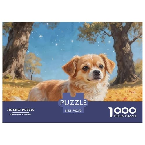 1000 Teile Haustierhund Geschicklichkeitsspiel Goldene Haare Puzzles Für Erwachsen Lernspiel Premium Quality Geschenke Für Die Ganze Familie 70x50cm/1000pcs 1000 Teile Haustierhund Geschicklichkeitsspiel Goldene Haare Puzzles Für Erwachsen Lernspiel Premium Quality Geschenke Für Die Ganze Familie 70x50cm/1000pcs von UJSDVNNJJ