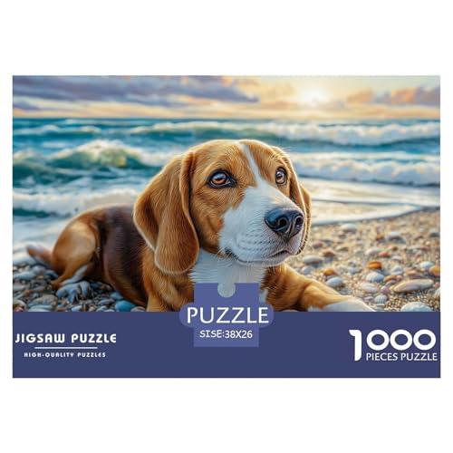 1000-Teile Haustierhund Geschicklichkeitsspiel Puzzles Für Erwachsen Herausforderung Spielzeug Premium Quality Geschenke Für Die Ganze Familie 38x26cm/1000pcs von UJSDVNNJJ