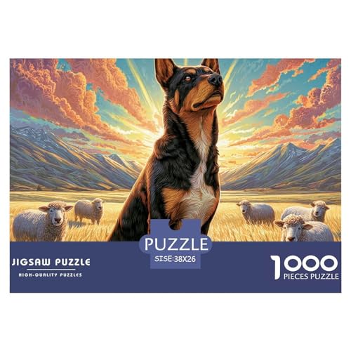 1000 Teile Haustierhund Geschicklichkeitsspiel Puzzles Für Erwachsen Lernspiel Premium Quality Geschenke Für Die Ganze Familie 38x26cm/1000pcs von UJSDVNNJJ