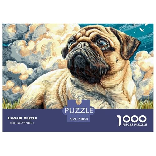 1000-Teile Haustierhund Geschicklichkeitsspiel Puzzles Für Erwachsen Lernspiel Premium Quality Geschenke Für Erwachsene Und Kinder Ab 14 Jahren 70x50cm/1000pcs 1000-Teile Haustierhund Geschicklichkeitsspiel Puzzles Für Erwachsen Lernspiel Premium Quality Geschenke Für Erwachsene Und Kinder Ab 14 Jahren 70x50cm/1000pcs von UJSDVNNJJ