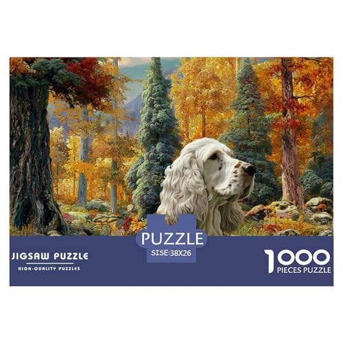 1000 Teile Haustierhund Geschicklichkeitsspiel Puzzles Für Erwachsen Lernspiel Premium Quality Stress Abbauen Für Erwachsene Und Kinder Ab 14 Jahren 38x26cm/1000pcs von UJSDVNNJJ