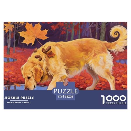 1000 Teile Haustierhund Geschicklichkeitsspiel Rinder Puzzles Für Erwachsen Lernspiel Premium Quality Stress Abbauen Für Erwachsene Und Kinder Ab 14 Jahren 38x26cm/1000pcs von UJSDVNNJJ