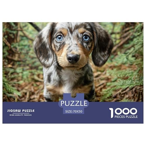 1000 Teile Haustierhund Pädagogisches Spiel Puzzles Für Erwachsen Lernspiel Premium Quality Geschenke Für Erwachsene Und Kinder Ab 14 Jahren 70x50cm/1000pcs von UJSDVNNJJ