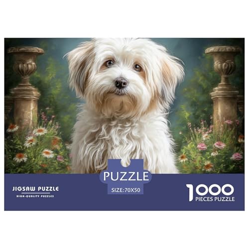 1000 Teile Haustierhund Pädagogisches Spiel Puzzles Für Erwachsen Lernspiel Premium Quality Geschenke Für Erwachsene Und Kinder Ab 14 Jahren 70x50cm/1000pcs von UJSDVNNJJ