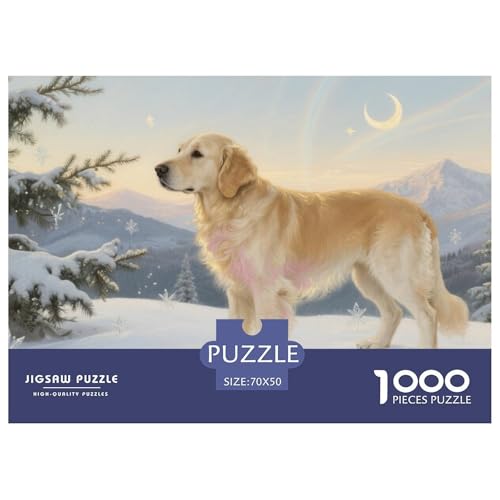 1000 Teile Haustierhund Pädagogisches Spiel Rinder Puzzles Für Erwachsen Herausforderung Spielzeug Premium Quality Stress Abbauen Für Erwachsene Und Kinder Ab 14 Jahren 70x50cm/1000pcs von UJSDVNNJJ