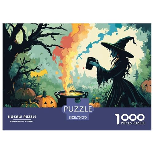 1000-Teile Hexe Geschicklichkeitsspiel Puzzles Für Erwachsen Lernspiel Premium Quality Geschenke Für Die Ganze Familie 70x50cm/1000pcs 1000-Teile Hexe Geschicklichkeitsspiel Puzzles Für Erwachsen Lernspiel Premium Quality Geschenke Für Die Ganze Familie 70x50cm/1000pcs von UJSDVNNJJ