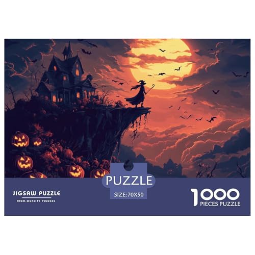 1000 Teile Hexe Pädagogisches Spiel Puzzles Für Erwachsen Herausforderung Spielzeug Premium Quality Stress Abbauen Für Erwachsene Und Kinder Ab 14 Jahren 70x50cm/1000pcs 1000 Teile Hexe Pädagogisches Spiel Puzzles Für Erwachsen Herausforderung Spielzeug Premium Quality Stress Abbauen Für Erwachsene Und Kinder Ab 14 Jahren 70x50cm/1000pcs von UJSDVNNJJ