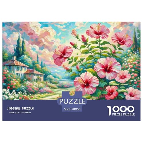 1000 Teile Hibiscus Geschicklichkeitsspiel Puzzles Für Erwachsen Lernspiel Premium Quality Geschenke Für Erwachsene Und Kinder Ab 14 Jahren 70x50cm/1000pcs 1000 Teile Hibiscus Geschicklichkeitsspiel Puzzles Für Erwachsen Lernspiel Premium Quality Geschenke Für Erwachsene Und Kinder Ab 14 Jahren 70x50cm/1000pcs von UJSDVNNJJ