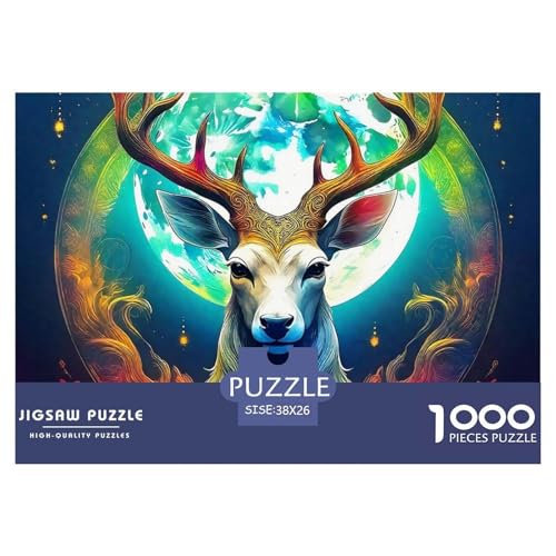 1000 Teile Hirsch Geschicklichkeitsspiel Puzzles Für Erwachsen Herausforderung Spielzeug Premium Quality Geschenke Für Die Ganze Familie 38x26cm/1000pcs 1000 Teile Hirsch Geschicklichkeitsspiel Puzzles Für Erwachsen Herausforderung Spielzeug Premium Quality Geschenke Für Die Ganze Familie 38x26cm/1000pcs von UJSDVNNJJ