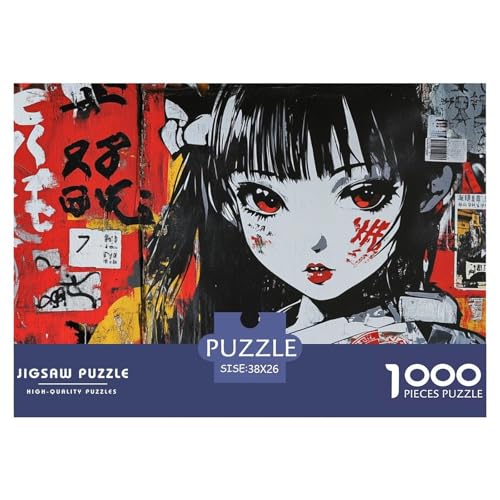 1000 Teile Japanische Graffiti Geschicklichkeitsspiel Puzzles Für Erwachsen Herausforderung Spielzeug Premium Quality Stress Abbauen Für Erwachsene Und Kinder Ab 14 Jahren 38x26cm/1000pcs 1000 Teile Japanische Graffiti Geschicklichkeitsspiel Puzzles Für Erwachsen Herausforderung Spielzeug Premium Quality Stress Abbauen Für Erwachsene Und Kinder Ab 14 Jahren 38x26cm/1000pcs von UJSDVNNJJ
