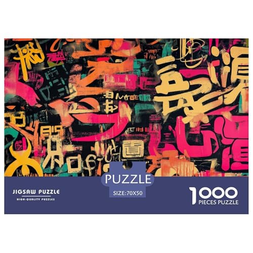 1000 Teile Japanische Graffiti Pädagogisches Spiel Puzzles Für Erwachsen Lernspiel Premium Quality Stress Abbauen Für Erwachsene Und Kinder Ab 14 Jahren 70x50cm/1000pcs 1000 Teile Japanische Graffiti Pädagogisches Spiel Puzzles Für Erwachsen Lernspiel Premium Quality Stress Abbauen Für Erwachsene Und Kinder Ab 14 Jahren 70x50cm/1000pcs von UJSDVNNJJ