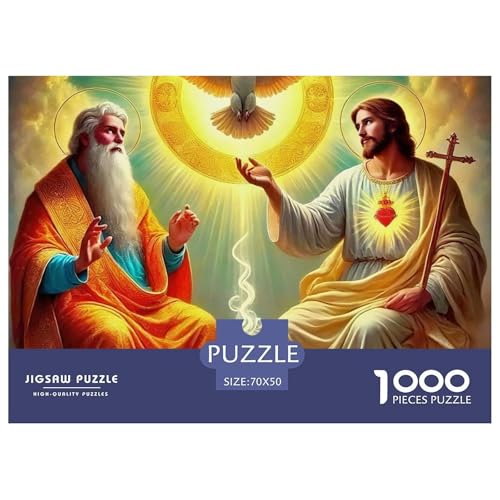 1000 Teile Jesus - Religion Geschicklichkeitsspiel Puzzles Für Erwachsen Herausforderung Spielzeug Premium Quality Geschenke Für Die Ganze Familie 70x50cm/1000pcs 1000 Teile Jesus - Religion Geschicklichkeitsspiel Puzzles Für Erwachsen Herausforderung Spielzeug Premium Quality Geschenke Für Die Ganze Familie 70x50cm/1000pcs von UJSDVNNJJ