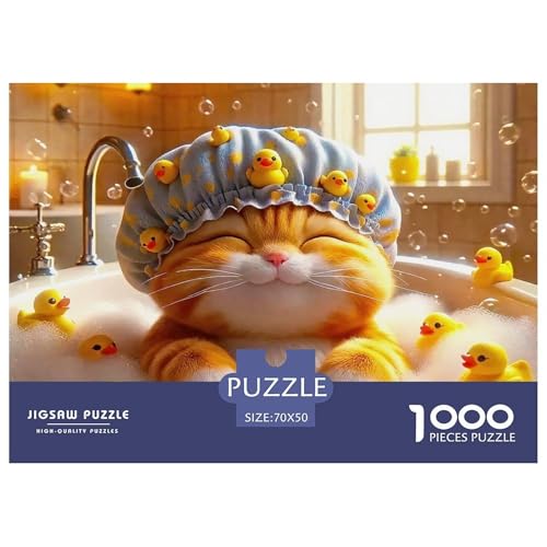 1000-Teile Katze Geschicklichkeitsspiel Katze Puzzles Für Erwachsen Herausforderung Spielzeug Premium Quality Geschenke Für Die Ganze Familie 70x50cm/1000pcs 1000-Teile Katze Geschicklichkeitsspiel Katze Puzzles Für Erwachsen Herausforderung Spielzeug Premium Quality Geschenke Für Die Ganze Familie 70x50cm/1000pcs von UJSDVNNJJ