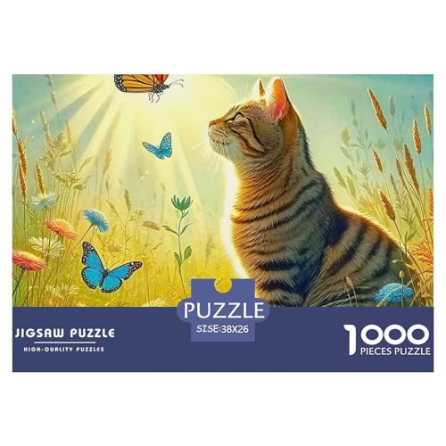 1000-Teile Katze Geschicklichkeitsspiel Katze Puzzles Für Erwachsen Herausforderung Spielzeug Premium Quality Stress Abbauen Für Die Ganze Familie 38x26cm/1000pcs 1000-Teile Katze Geschicklichkeitsspiel Katze Puzzles Für Erwachsen Herausforderung Spielzeug Premium Quality Stress Abbauen Für Die Ganze Familie 38x26cm/1000pcs von UJSDVNNJJ