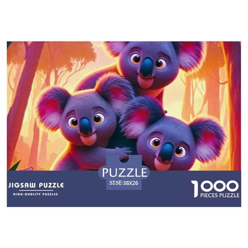 1000-Teile Koala Geschicklichkeitsspiel Koala Puzzles Für Erwachsen Lernspiel Premium Quality Geschenke Für Die Ganze Familie 38x26cm/1000pcs 1000-Teile Koala Geschicklichkeitsspiel Koala Puzzles Für Erwachsen Lernspiel Premium Quality Geschenke Für Die Ganze Familie 38x26cm/1000pcs von UJSDVNNJJ