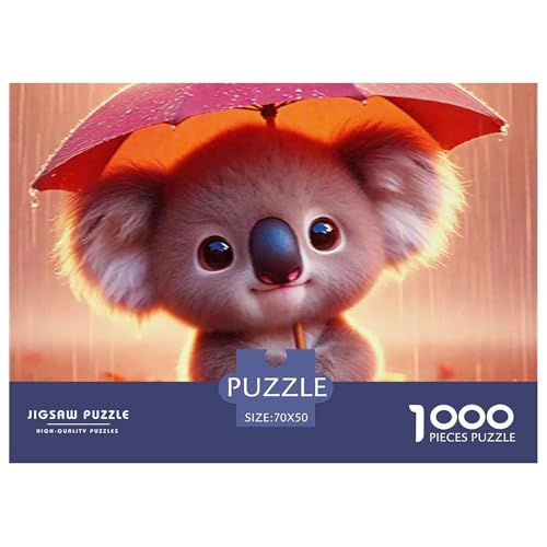1000-Teile Koala Geschicklichkeitsspiel Koala Puzzles Für Erwachsen Lernspiel Premium Quality Geschenke Für Die Ganze Familie 70x50cm/1000pcs von UJSDVNNJJ