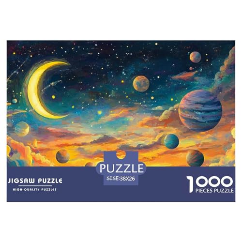 1000 Teile Kosmischer Sternenhimmel Geschicklichkeitsspiel Puzzles Für Erwachsen Herausforderung Spielzeug Premium Quality Geschenke Für Die Ganze Familie 38x26cm/1000pcs von UJSDVNNJJ