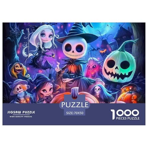 1000-Teile Kürbis Pädagogisches Spiel Kürbis Puzzles Für Erwachsen Lernspiel Premium Quality Stress Abbauen Für Die Ganze Familie 70x50cm/1000pcs von UJSDVNNJJ