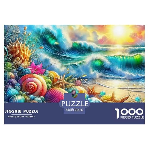 1000 Teile Küstenlandschaft Geschicklichkeitsspiel Puzzles Für Erwachsen Lernspiel Premium Quality Geschenke Für Die Ganze Familie 38x26cm/1000pcs 1000 Teile Küstenlandschaft Geschicklichkeitsspiel Puzzles Für Erwachsen Lernspiel Premium Quality Geschenke Für Die Ganze Familie 38x26cm/1000pcs von UJSDVNNJJ