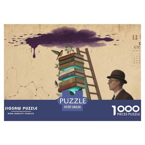 1000 Teile Kunstklassiker Geschicklichkeitsspiel Kunstklassiker Puzzles Für Erwachsen Herausforderung Spielzeug Premium Quality Stress Abbauen Für Erwachsene Und Kinder Ab 14 Jahren 38x26cm/1000pcs von UJSDVNNJJ