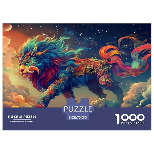 1000-Teile Kylin Geschicklichkeitsspiel Puzzles Für Erwachsen Herausforderung Spielzeug Premium Quality Geschenke Für Erwachsene Und Kinder Ab 14 Jahren 70x50cm/1000pcs von UJSDVNNJJ