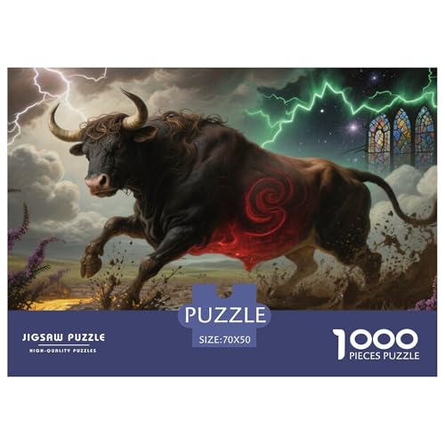 1000-Teile Landwirtschaftstiere Geschicklichkeitsspiel Pferd Puzzles Für Erwachsen Lernspiel Premium Quality Geschenke Für Die Ganze Familie 70x50cm/1000pcs von UJSDVNNJJ