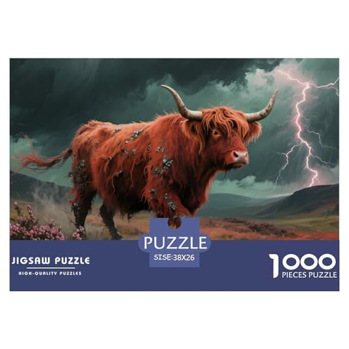 1000 Teile Landwirtschaftstiere Pädagogisches Spiel Pferd Puzzles Für Erwachsen Herausforderung Spielzeug Premium Quality Stress Abbauen Für Die Ganze Familie 38x26cm/1000pcs von UJSDVNNJJ