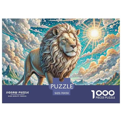 1000-Teile Löwen Geschicklichkeitsspiel Puzzles Für Erwachsen Herausforderung Spielzeug Premium Quality Stress Abbauen Für Die Ganze Familie 70x50cm/1000pcs 1000-Teile Löwen Geschicklichkeitsspiel Puzzles Für Erwachsen Herausforderung Spielzeug Premium Quality Stress Abbauen Für Die Ganze Familie 70x50cm/1000pcs von UJSDVNNJJ