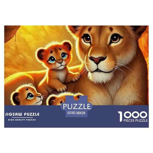 1000-Teile Löwen Geschicklichkeitsspiel Puzzles Für Erwachsen Lernspiel Premium Quality Geschenke Für Die Ganze Familie 38x26cm/1000pcs 1000-Teile Löwen Geschicklichkeitsspiel Puzzles Für Erwachsen Lernspiel Premium Quality Geschenke Für Die Ganze Familie 38x26cm/1000pcs von UJSDVNNJJ