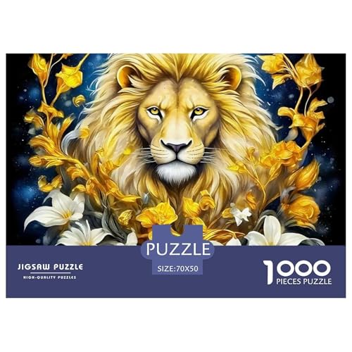 1000 Teile Löwen Geschicklichkeitsspiel Puzzles Für Erwachsen Lernspiel Premium Quality Geschenke Für Die Ganze Familie 70x50cm/1000pcs 1000 Teile Löwen Geschicklichkeitsspiel Puzzles Für Erwachsen Lernspiel Premium Quality Geschenke Für Die Ganze Familie 70x50cm/1000pcs von UJSDVNNJJ