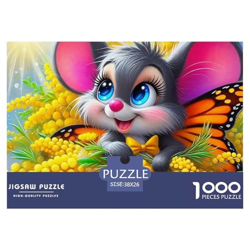 1000 Teile Maus Geschicklichkeitsspiel Puzzles Für Erwachsen Herausforderung Spielzeug Premium Quality Geschenke Für Erwachsene Und Kinder Ab 14 Jahren 38x26cm/1000pcs von UJSDVNNJJ