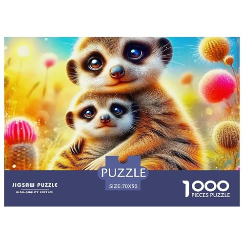 1000 Teile Meerkat Geschicklichkeitsspiel Puzzles Für Erwachsen Lernspiel Premium Quality Geschenke Für Die Ganze Familie 70x50cm/1000pcs 1000 Teile Meerkat Geschicklichkeitsspiel Puzzles Für Erwachsen Lernspiel Premium Quality Geschenke Für Die Ganze Familie 70x50cm/1000pcs von UJSDVNNJJ