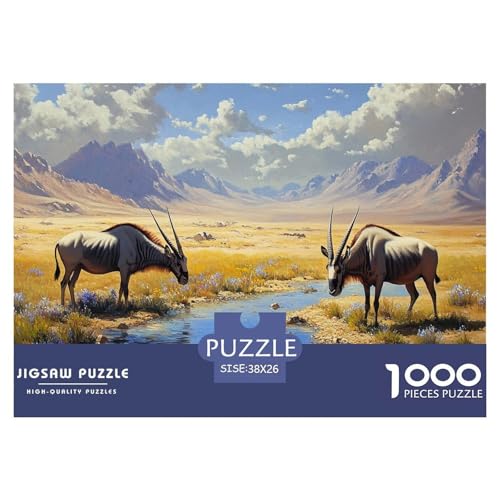 1000-Teile Mongolische Gazelle Pädagogisches Spiel Bach Puzzles Für Erwachsen Lernspiel Premium Quality Stress Abbauen Für Die Ganze Familie 38x26cm/1000pcs 1000-Teile Mongolische Gazelle Pädagogisches Spiel Bach Puzzles Für Erwachsen Lernspiel Premium Quality Stress Abbauen Für Die Ganze Familie 38x26cm/1000pcs von UJSDVNNJJ