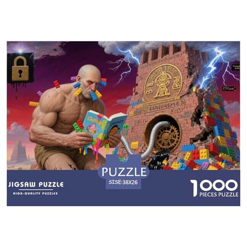 1000-Teile Mythen und Märchen Geschicklichkeitsspiel Mythen und Märchen Puzzles Für Erwachsen Lernspiel Premium Quality Geschenke Für Erwachsene Und Kinder Ab 14 Jahren 38x26cm/1000pcs von UJSDVNNJJ
