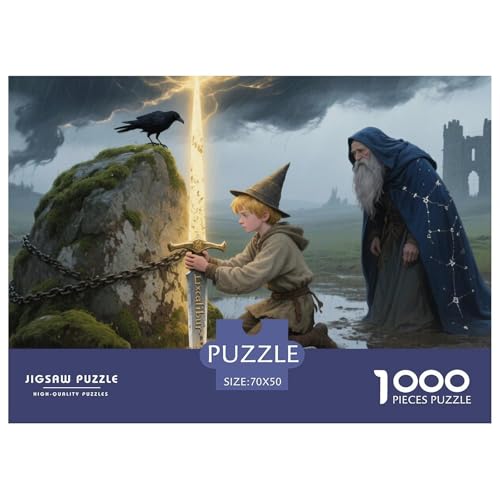 1000-Teile Mythen und Märchen Geschicklichkeitsspiel Mythen und Märchen Puzzles Für Erwachsen Lernspiel Premium Quality Stress Abbauen Für Erwachsene Und Kinder Ab 14 Jahren 70x50cm/1000pcs von UJSDVNNJJ