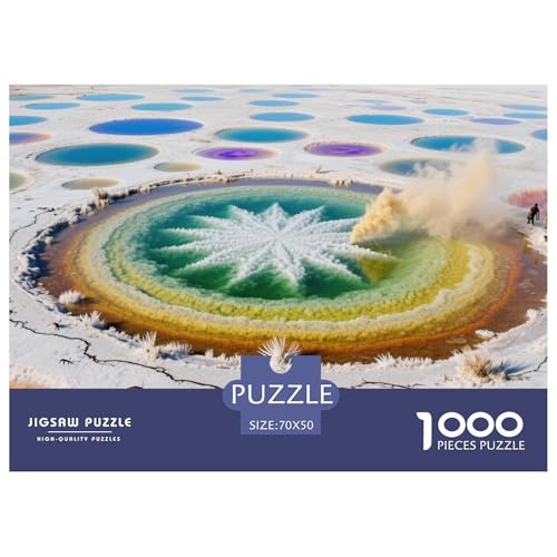 1000-Teile Naturlandschaft Geschicklichkeitsspiel Hani Terrassen Puzzles Für Erwachsen Herausforderung Spielzeug Premium Quality Geschenke Für Erwachsene Und Kinder Ab 14 Jahren 70x50cm/1000pcs von UJSDVNNJJ