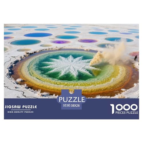 1000 Teile Naturlandschaft Geschicklichkeitsspiel Hani Terrassen Puzzles Für Erwachsen Herausforderung Spielzeug Premium Quality Stress Abbauen Für Erwachsene Und Kinder Ab 14 Jahren 38x26cm/1000pcs von UJSDVNNJJ