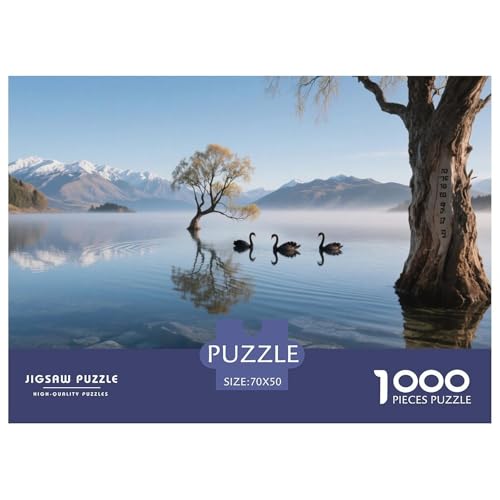 1000-Teile Naturlandschaft Geschicklichkeitsspiel Puzzles Für Erwachsen Lernspiel Premium Quality Geschenke Für Erwachsene Und Kinder Ab 14 Jahren 70x50cm/1000pcs von UJSDVNNJJ