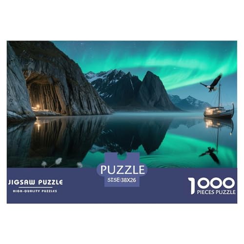 1000-Teile Naturlandschaft Geschicklichkeitsspiel Regenbogenberge Puzzles Für Erwachsen Lernspiel Premium Quality Geschenke Für Die Ganze Familie 38x26cm/1000pcs von UJSDVNNJJ