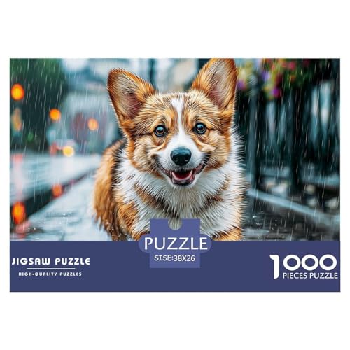 1000 Teile Netter Hund Geschicklichkeitsspiel Puzzles Für Erwachsen Herausforderung Spielzeug Premium Quality Geschenke Für Die Ganze Familie 38x26cm/1000pcs von UJSDVNNJJ