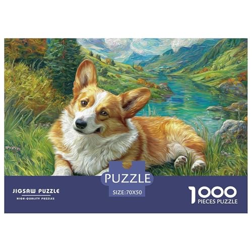 1000-Teile Netter Hund Geschicklichkeitsspiel Puzzles Für Erwachsen Herausforderung Spielzeug Premium Quality Geschenke Für Die Ganze Familie 70x50cm/1000pcs 1000-Teile Netter Hund Geschicklichkeitsspiel Puzzles Für Erwachsen Herausforderung Spielzeug Premium Quality Geschenke Für Die Ganze Familie 70x50cm/1000pcs von UJSDVNNJJ