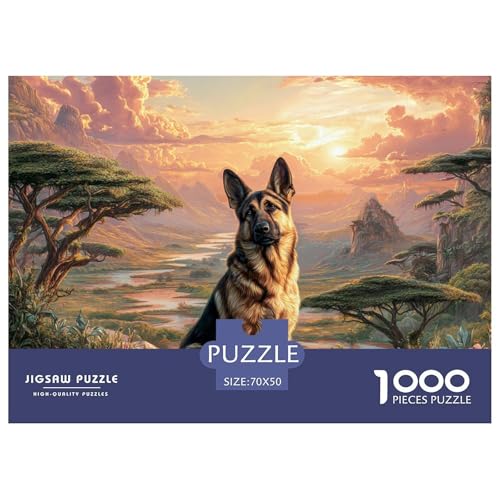 1000 Teile Netter Hund Geschicklichkeitsspiel Puzzles Für Erwachsen Lernspiel Premium Quality Geschenke Für Die Ganze Familie 70x50cm/1000pcs von UJSDVNNJJ