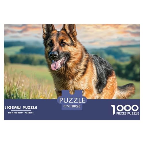 1000 Teile Netter Hund Pädagogisches Spiel Puzzles Für Erwachsen Herausforderung Spielzeug Premium Quality Geschenke Für Erwachsene Und Kinder Ab 14 Jahren 38x26cm/1000pcs von UJSDVNNJJ