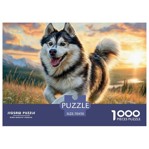 1000-Teile Netter Hund Pädagogisches Spiel Puzzles Für Erwachsen Herausforderung Spielzeug Premium Quality Geschenke Für Erwachsene Und Kinder Ab 14 Jahren 70x50cm/1000pcs von UJSDVNNJJ