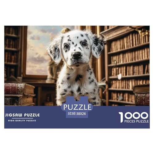 1000 Teile Netter Hund Pädagogisches Spiel Puzzles Für Erwachsen Herausforderung Spielzeug Premium Quality Stress Abbauen Für Die Ganze Familie 38x26cm/1000pcs von UJSDVNNJJ