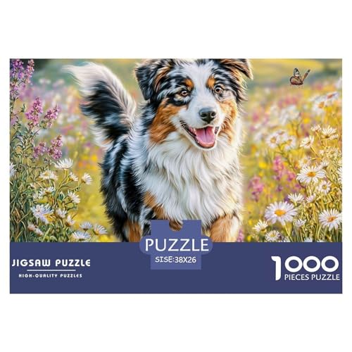 1000 Teile Netter Hund Pädagogisches Spiel Puzzles Für Erwachsen Lernspiel Premium Quality Geschenke Für Erwachsene Und Kinder Ab 14 Jahren 38x26cm/1000pcs von UJSDVNNJJ