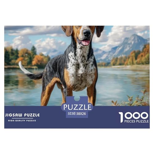 1000 Teile Netter Hund Pädagogisches Spiel Puzzles Für Erwachsen Lernspiel Premium Quality Stress Abbauen Für Erwachsene Und Kinder Ab 14 Jahren 38x26cm/1000pcs von UJSDVNNJJ