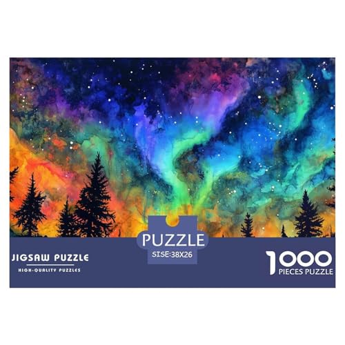 1000-Teile Nordlichter Pädagogisches Spiel Puzzles Für Erwachsen Herausforderung Spielzeug Premium Quality Geschenke Für Die Ganze Familie 38x26cm/1000pcs 1000-Teile Nordlichter Pädagogisches Spiel Puzzles Für Erwachsen Herausforderung Spielzeug Premium Quality Geschenke Für Die Ganze Familie 38x26cm/1000pcs von UJSDVNNJJ